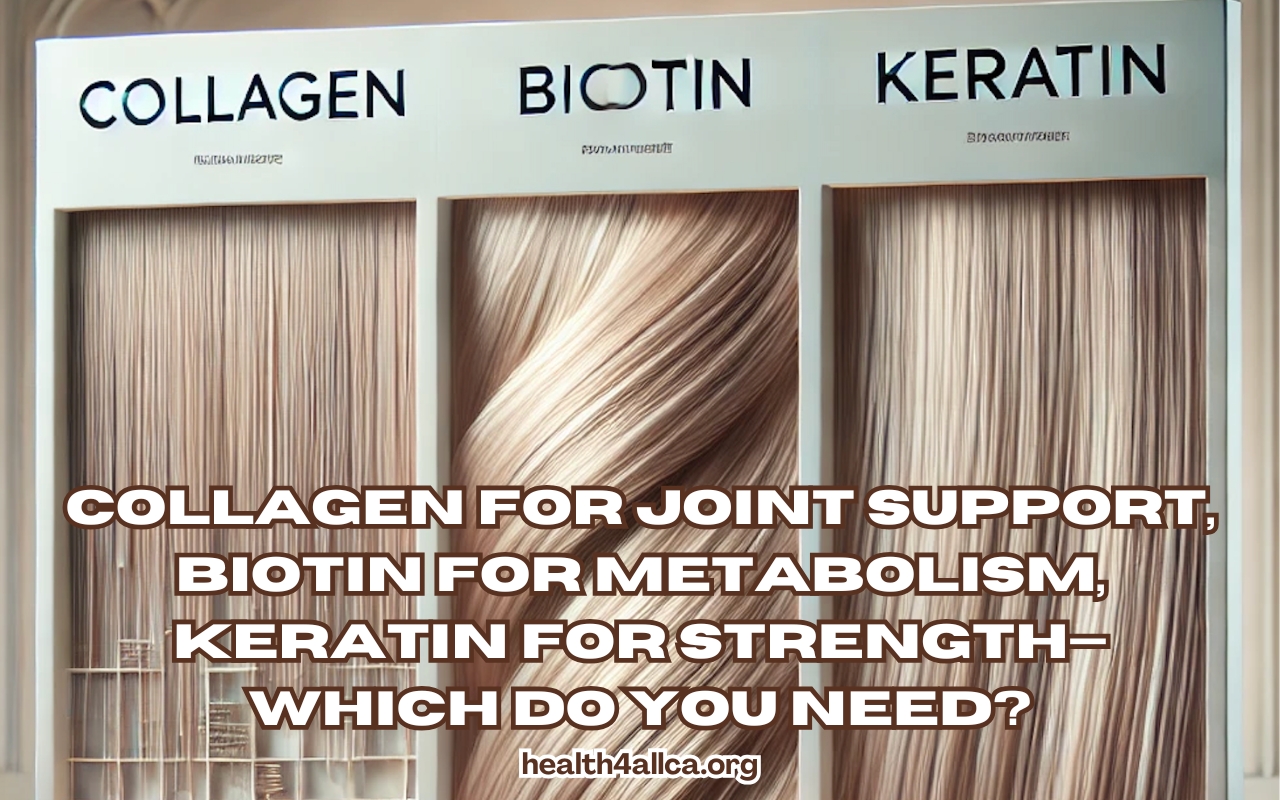 Collagen, Biotin, and Keratin